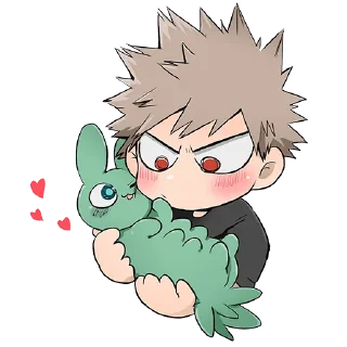 ❤️-Bakugou Katsuki, Telegram Sticker