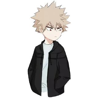 😐-Bakugou Katsuki, Telegram Sticker