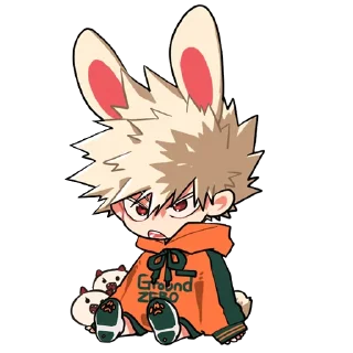 🐰-Bakugou Katsuki, Telegram Sticker