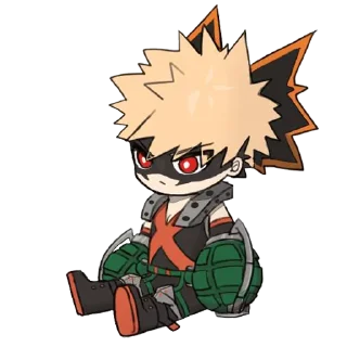 😐-Bakugou Katsuki, Telegram Sticker