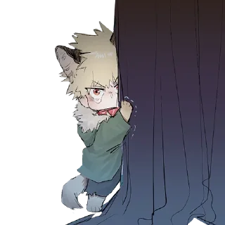 😭-Bakugou Katsuki, Telegram Sticker