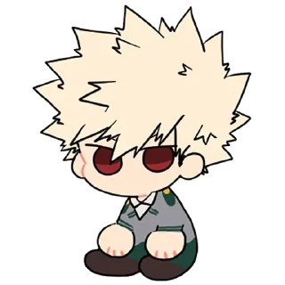 😶-Bakugou Katsuki, Telegram Sticker