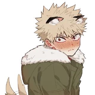 😳-Bakugou Katsuki, Telegram Sticker