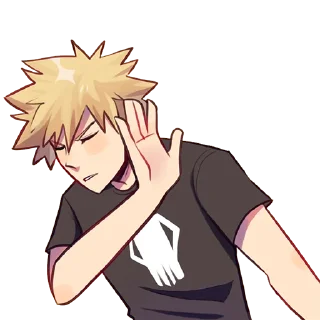 ❌-Bakugou Katsuki, Telegram Sticker