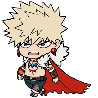 🚶‍♂️-Bakugou Katsuki, Telegram Sticker