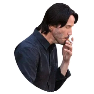 🚬-Keanu Reeves, Telegram Sticker