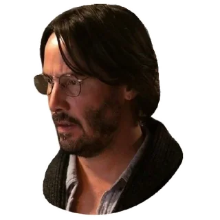 🧐-Keanu Reeves, Telegram Sticker