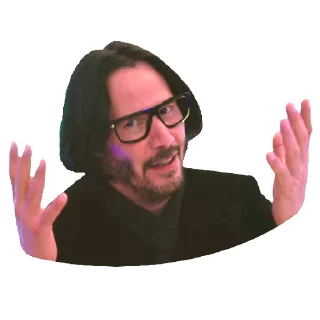 🤷‍♂️-Keanu Reeves, Telegram Sticker