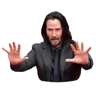 ✋-Keanu Reeves, Telegram Sticker