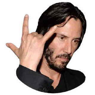 🤟-Keanu Reeves, Telegram Sticker