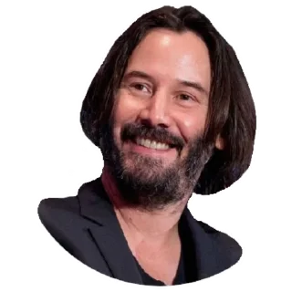 😁-Keanu Reeves, Telegram Sticker