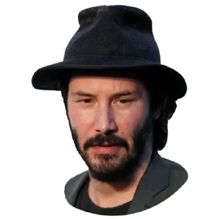 🤠-Keanu Reeves, Telegram Sticker