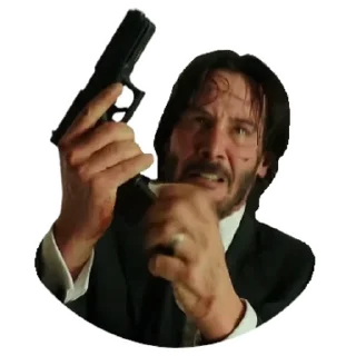 😡-Keanu Reeves, Telegram Sticker