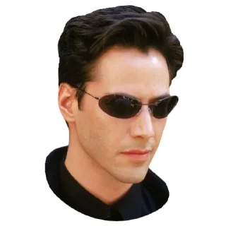 😎-Keanu Reeves, Telegram Sticker