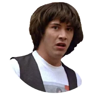 😦-Keanu Reeves, Telegram Sticker
