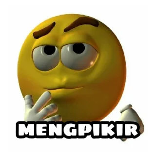 🤔-Kepala kuning, Telegram Sticker