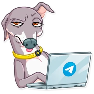 🤨-Kermit The Dog, Telegram Sticker