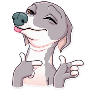 😉-Kermit The Dog, Telegram Sticker