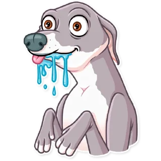 🤤-Kermit The Dog, Telegram Sticker
