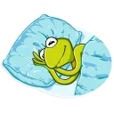 😴-Kermit the Frog, Telegram Sticker