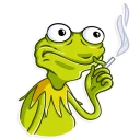😳-Kermit the Frog, Telegram Sticker
