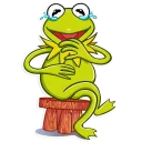 😂-Kermit the Frog, Telegram Sticker