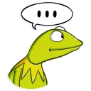 😐-Kermit the Frog, Telegram Sticker