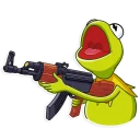 😤-Kermit the Frog, Telegram Sticker