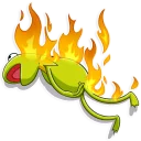 🔥-Kermit the Frog, Telegram Sticker