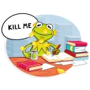 🤓-Kermit the Frog, Telegram Sticker