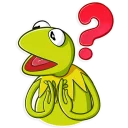 😩-Kermit the Frog, Telegram Sticker