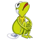 😩-Kermit the Frog, Telegram Sticker
