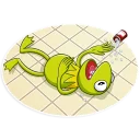 😵-Kermit the Frog, Telegram Sticker