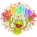🎉-Kermit the Frog, Telegram Sticker