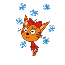 😕-Kid-e-cats Winter, Telegram Sticker
