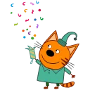🎉-Kid-e-cats Winter, Telegram Sticker