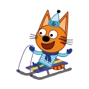 🎿-Kid-e-cats Winter, Telegram Sticker