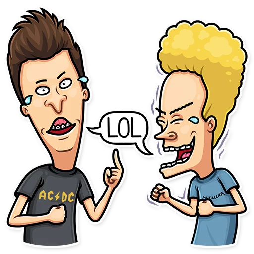 Beavis and Butt-head, telegram sticker