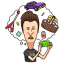 🤔-Beavis and Butt-head, Telegram Sticker