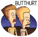 😲-Beavis and Butt-head, Telegram Sticker