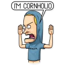 😠-Beavis and Butt-head, Telegram Sticker