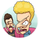 🙈-Beavis and Butt-head, Telegram Sticker