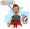 😒-Beavis and Butt-head, Telegram Sticker