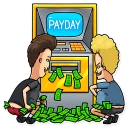 🤑-Beavis and Butt-head, Telegram Sticker