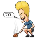 😬-Beavis and Butt-head, Telegram Sticker