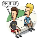 😠-Beavis and Butt-head, Telegram Sticker