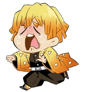 😭-Kimetsu No Yaiba, Telegram Sticker