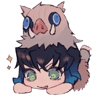 🐗-Kimetsu No Yaiba, Telegram Sticker