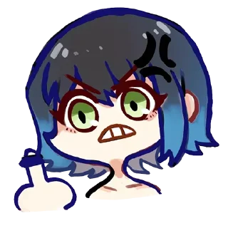 🖕-Kimetsu No Yaiba, Telegram Sticker