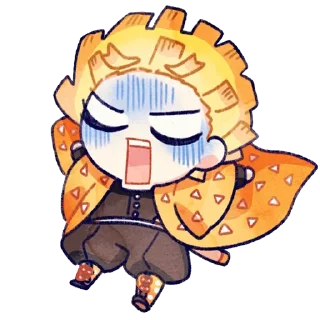 😱-Kimetsu No Yaiba, Telegram Sticker
